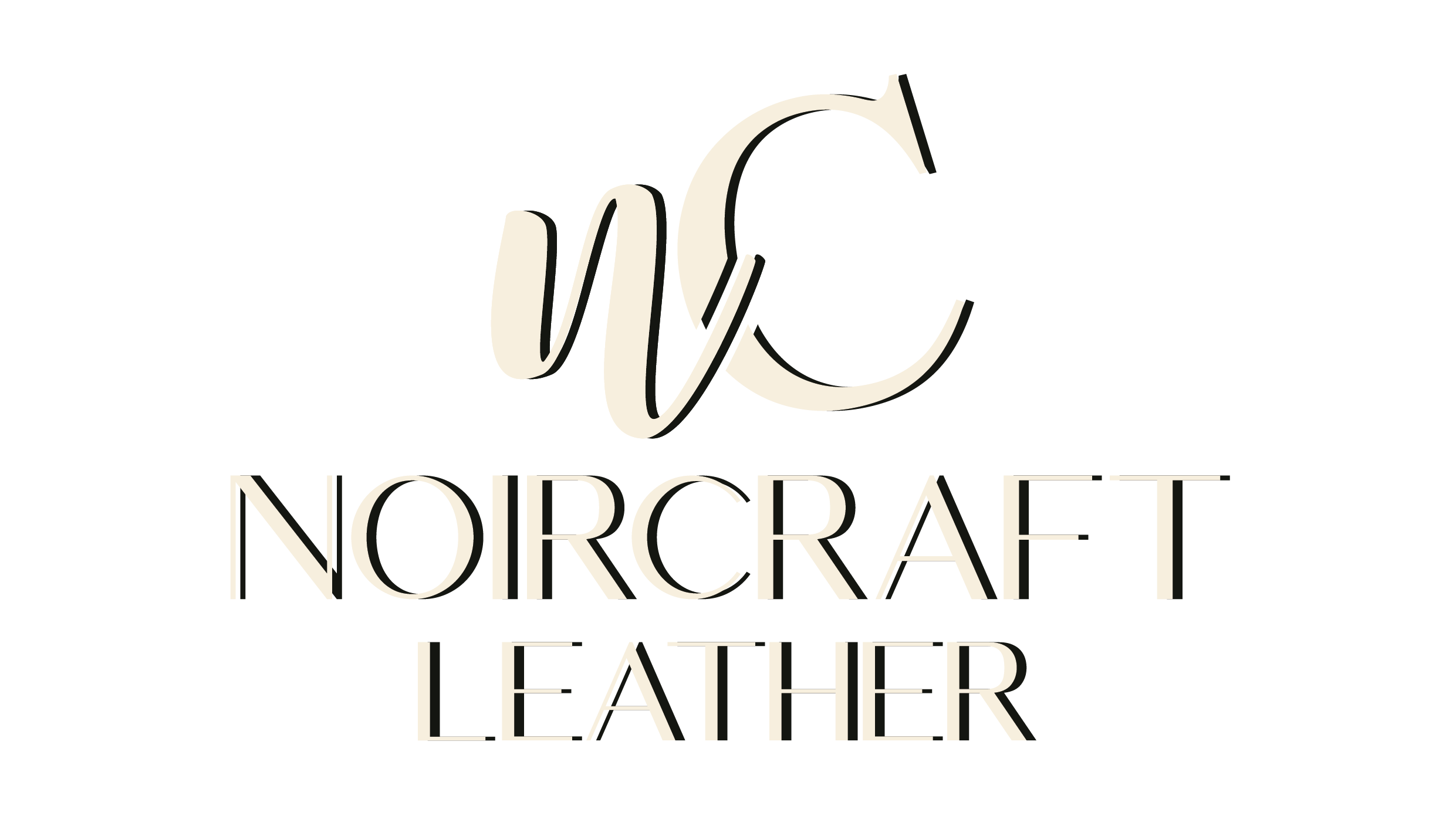 Noir craft leather